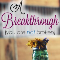 If you've gone through break-down, after break-down, after break-down, you're about to experience a breakthrough because what ever you went thorough didn't break YOU. Two powerful scripture verses show you this truth.