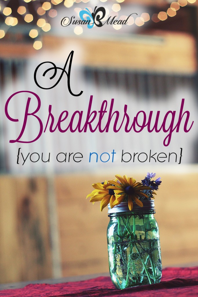 If you've gone through break-down, after break-down, after break-down, you're about to experience a breakthrough because what ever you went thorough didn't break YOU. Two powerful scripture verses show you this truth.