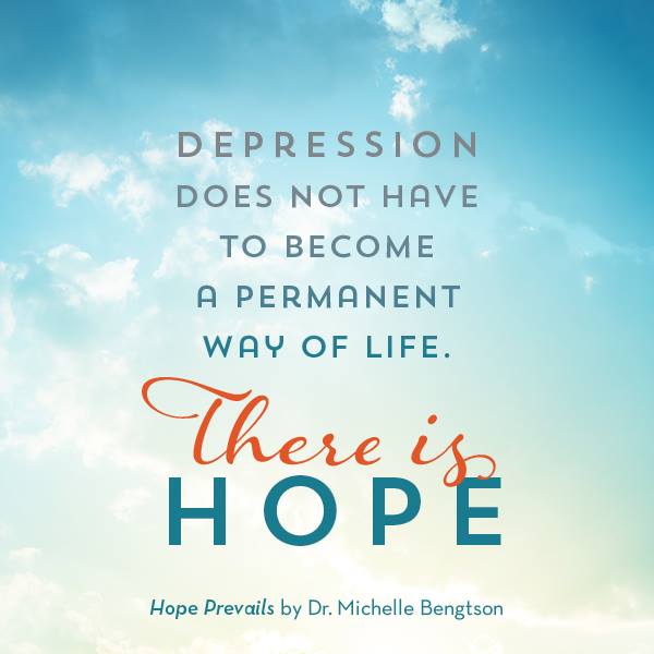 Depression settles in and unsettles you as it pulls the curtains on the world and everything turns black. It doesn't have to be permanent. #HopePrevails