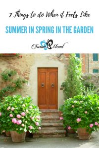 It feels like Summer in Spring in the garden at my house. Officially, it is still springtime, yet it feels like summer has arrived in full force with these 90+ degree days. So how do we help our plants handle the unseasonably hot weather? Get these 7 tips on things to do to help your plants thrive in the heat.
