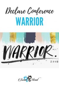 The Declare Conference 2018: Warrior. They help equip women to walk in their callings as Christian communicators to know God and to make Him known. Go!