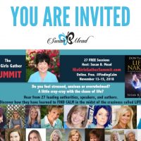 Finding Calm. Join us! Get your FREE ticket at HisGirlsGatherSummit.com