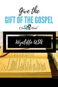 Give the gift of the Gospel through Wycliffe USA.