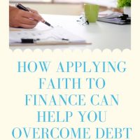Overcome debt. Apply your faith to your finances.