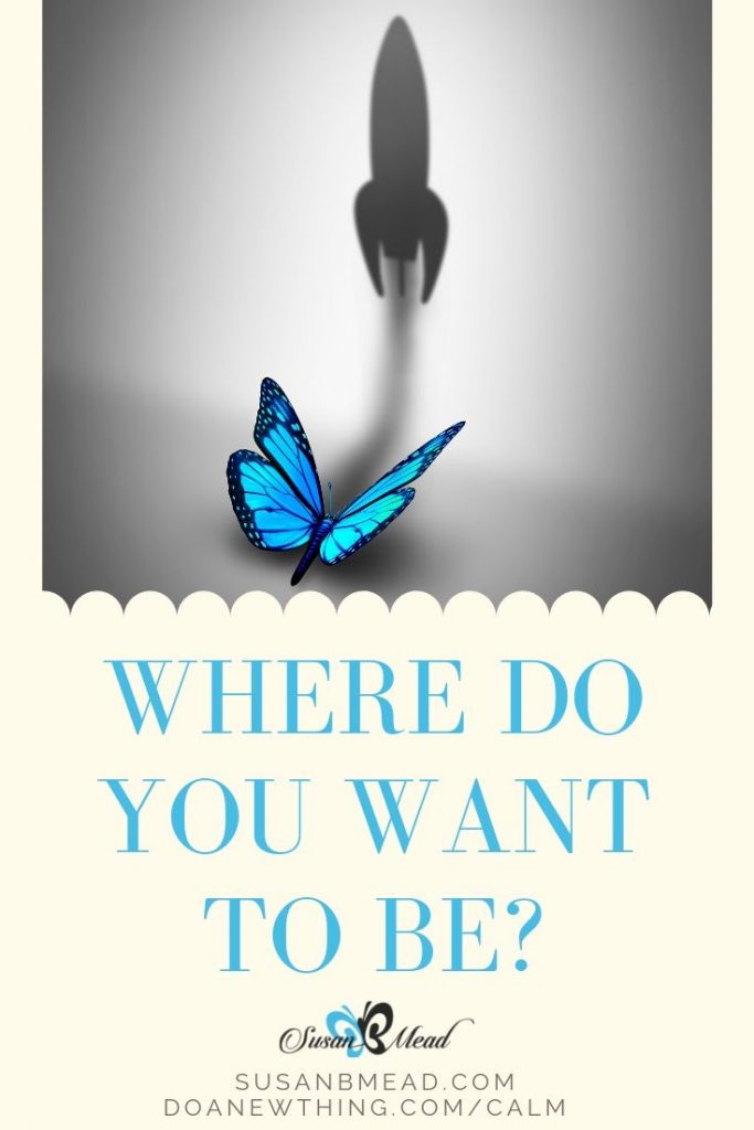 Where Do You Want To Be? • SusanBMead