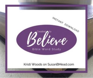 Believe Bible Word Study